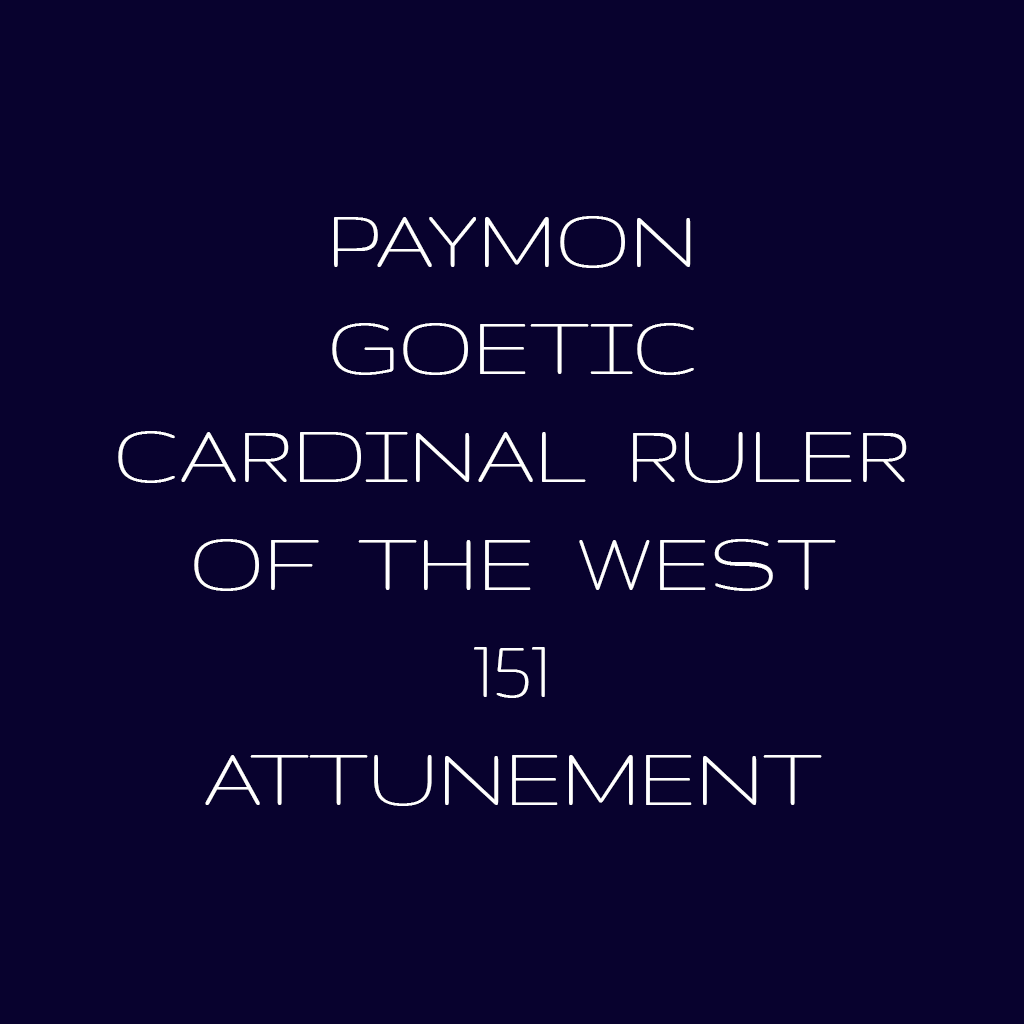 Paymon 151 Distance Attunement