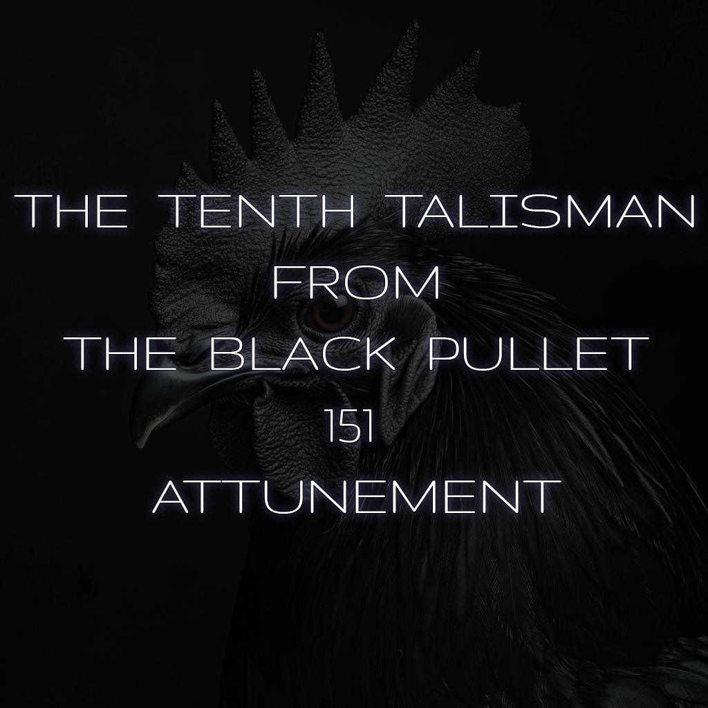 The Tenth Talisman 151 Black Pullet Attunement