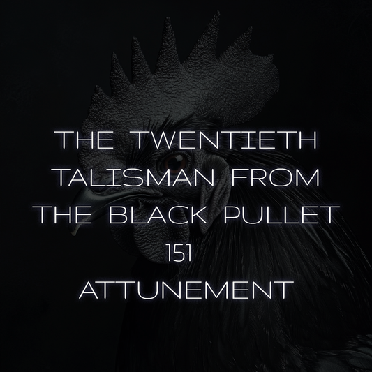 The Twentieth Talisman 151 Black Pullet Distance Attunement