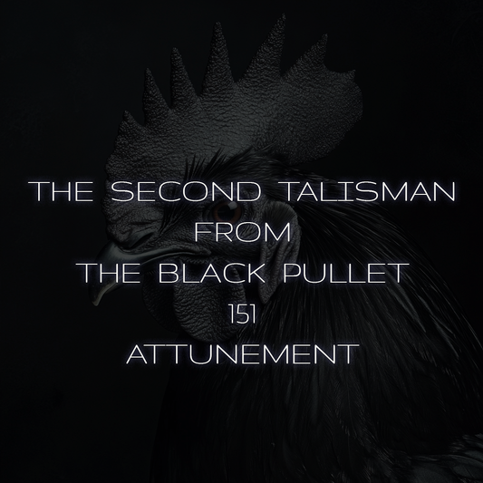 The Second Talisman 151 Black Pullet Distance Attunement