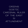 Oriens 151 Distance Attunement