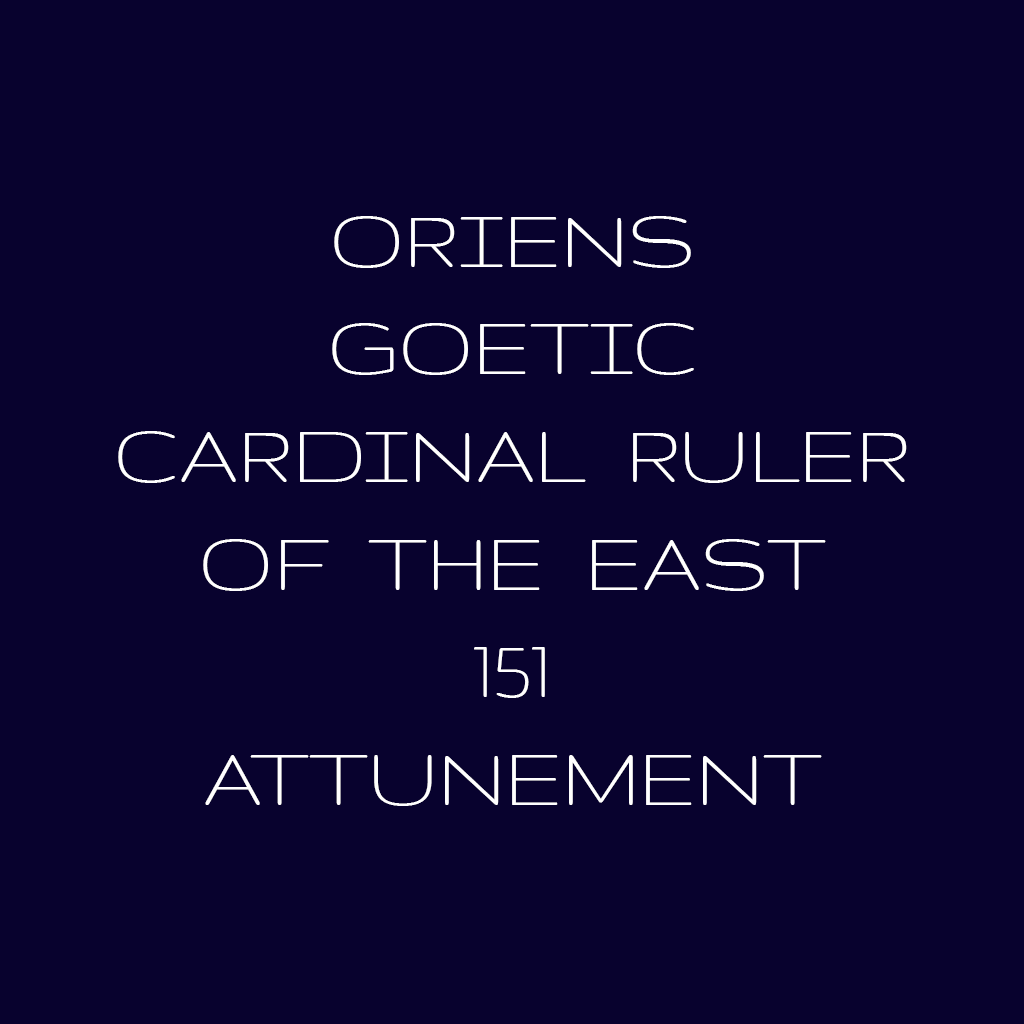 Oriens 151 Distance Attunement